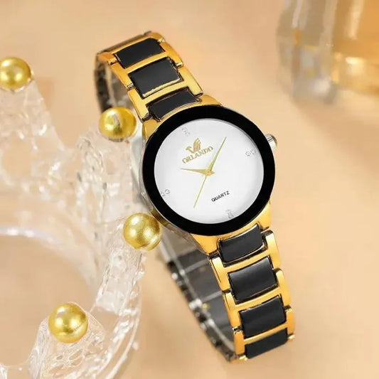 Stylish Unisex Couple Watches - Pack of 2 Analogue Timepieces